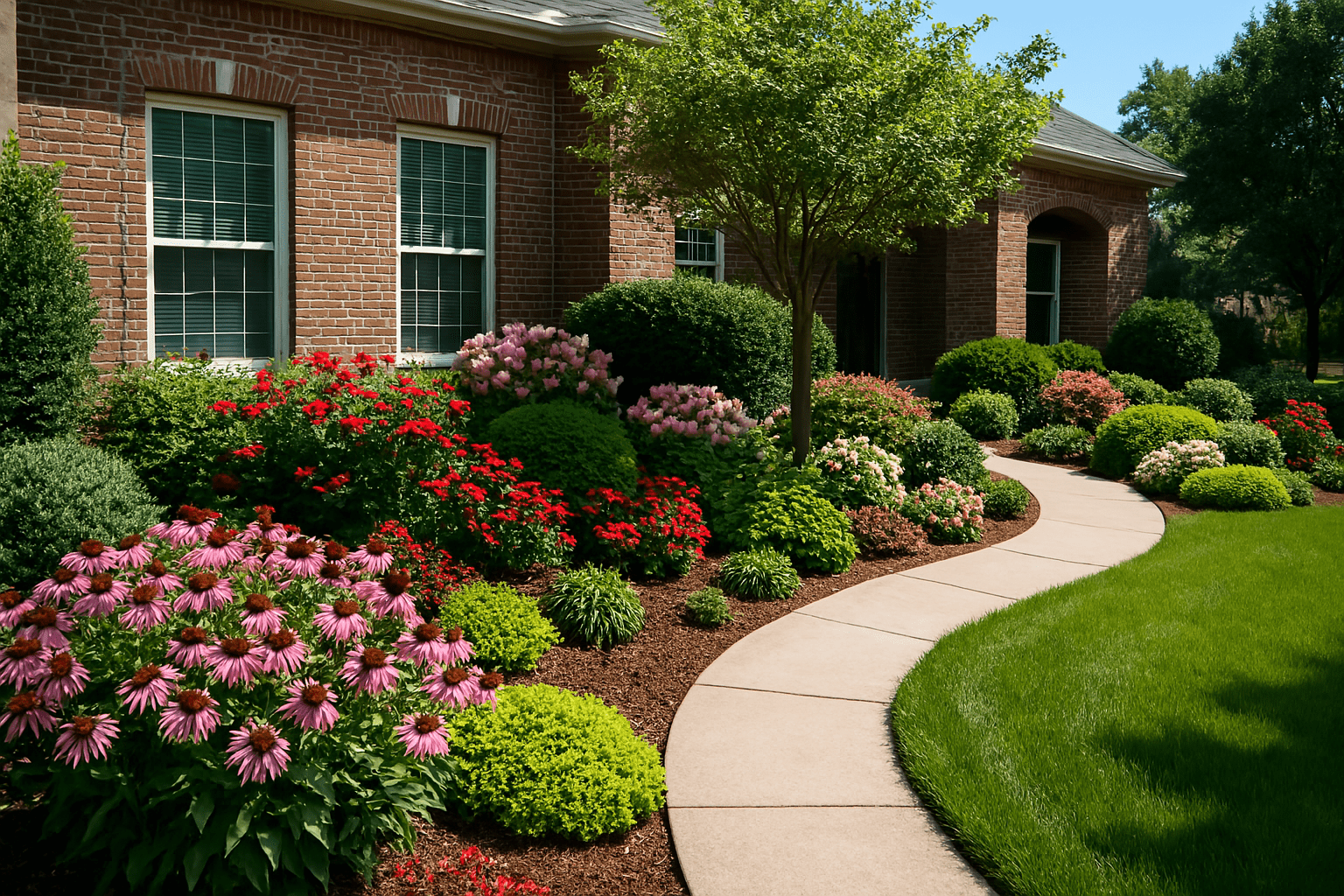 Beautiful backyard landscape design